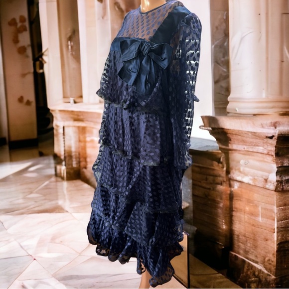 Vintage Scaasi (X)Saks Fifth Avenue SZ 18 ball gown -exquisite craftsmanship - Picture 3 of 14